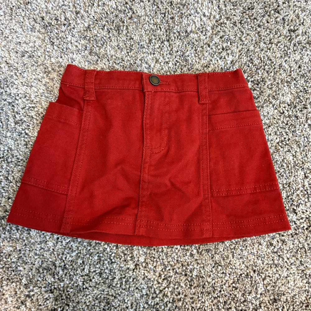 Copper Key Red Mini Skirt